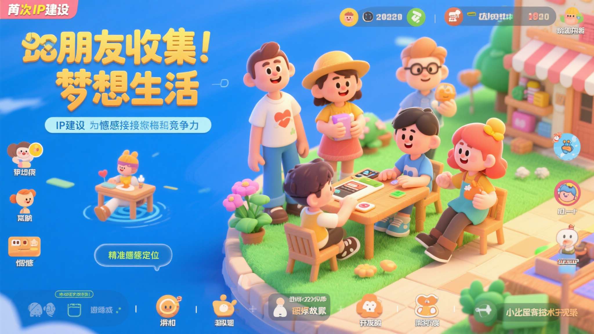 朋友收集梦想生活在线玩