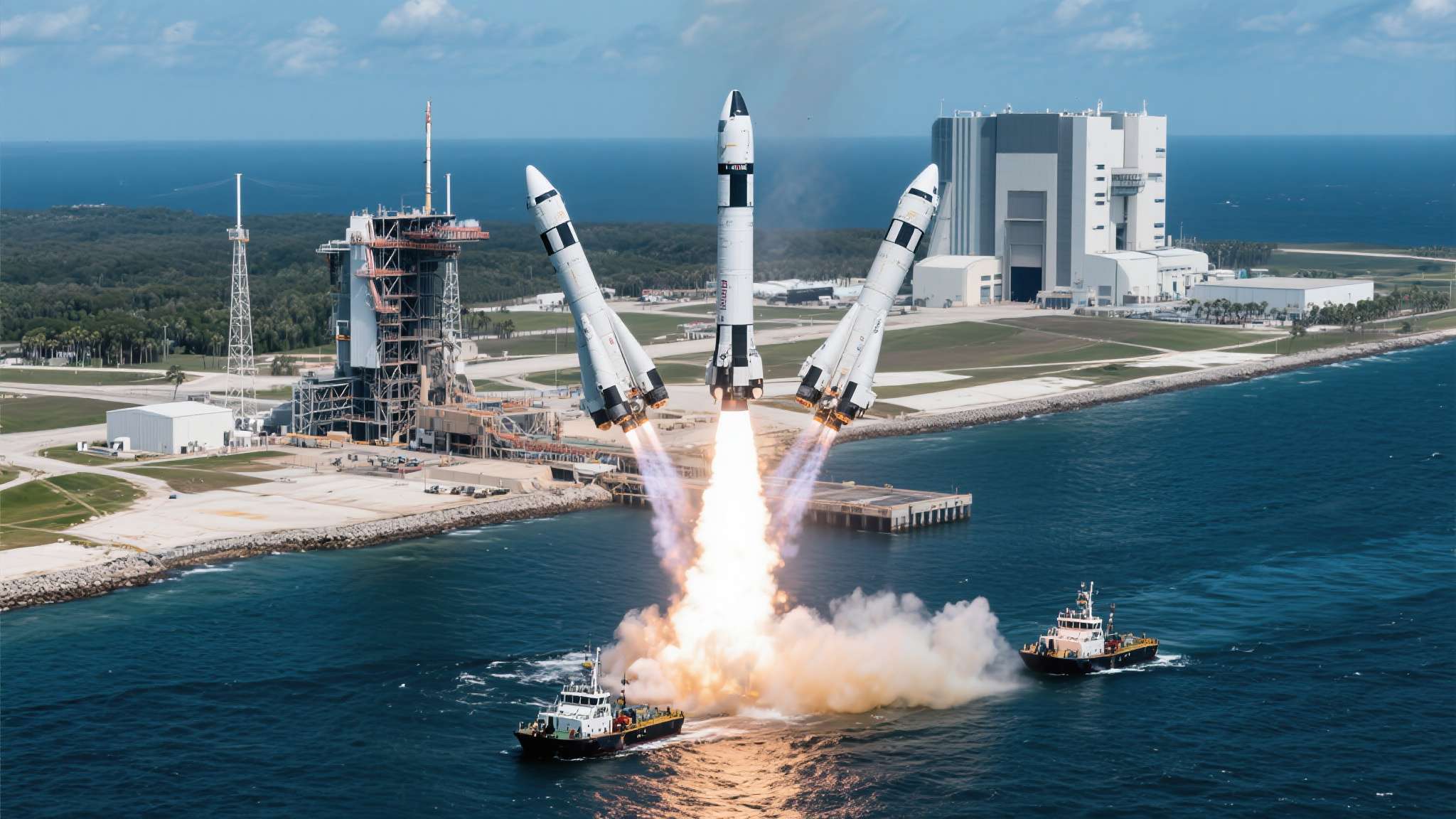时隔十八个月猎鹰重型火箭再升空 收官卫星顺利组网 时隔十八个月猎鹰重型火箭再升空 收官卫星顺利组网